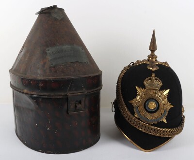 York & Lancs Regiment Officers Home Service Helmet - 2