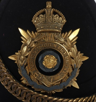 York & Lancs Regiment Officers Home Service Helmet - 5