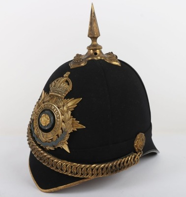 York & Lancs Regiment Officers Home Service Helmet - 7