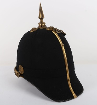 York & Lancs Regiment Officers Home Service Helmet - 9