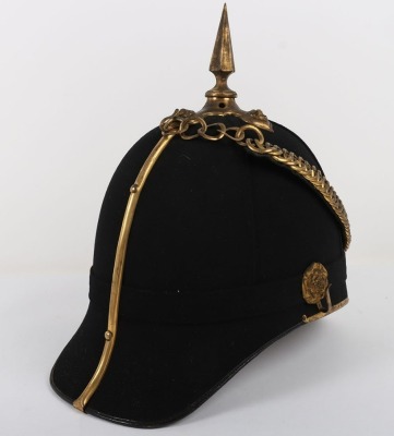 York & Lancs Regiment Officers Home Service Helmet - 10