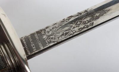 Victorian Infantry Officers 1895 Pattern Levee Sword - 7