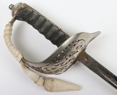 Victorian Infantry Officers 1895 Pattern Levee Sword - 12