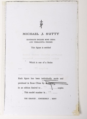 Michael Sutty Porcelain: The Blues & Royals - 10