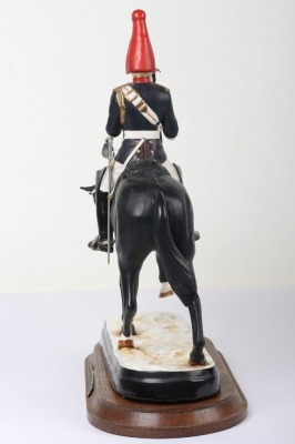 Michael Sutty Porcelain: Pair Life Guards and Blues & Royals Farriers - 4