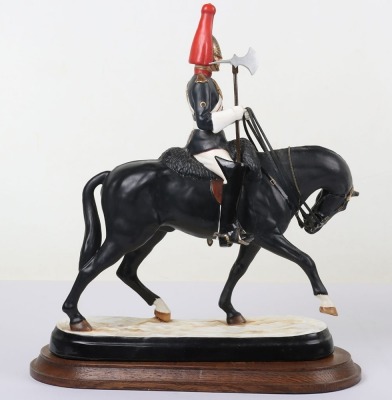 Michael Sutty Porcelain: Pair Life Guards and Blues & Royals Farriers - 5