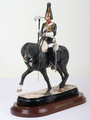 Michael Sutty Porcelain: Pair Life Guards and Blues & Royals Farriers - 6