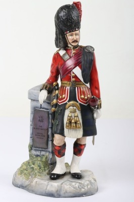 Michael Sutty Porcelain: Black Watch Officer.