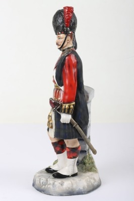 Michael Sutty Porcelain: Black Watch Officer. - 2