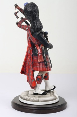 Michael Sutty Porcelain: Scots Guards Pipe Major - 2