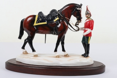 Michael Sutty Porcelain: 5th Dragoon Guards. The Troopers Farewell Colchester 1938