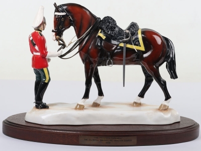 Michael Sutty Porcelain: 5th Dragoon Guards. The Troopers Farewell Colchester 1938 - 3
