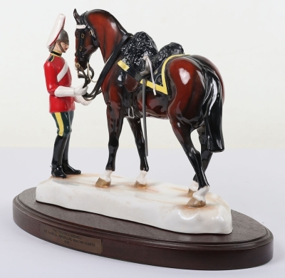Michael Sutty Porcelain: 5th Dragoon Guards. The Troopers Farewell Colchester 1938 - 4