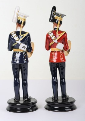 2 Michael Sutty Porcelain Figures: 16th & 17th Lancers Musicians - 3