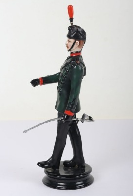 Michael Sutty Porcelain Figure: Kings Royal Rifle Corps Officer c1910 - 2