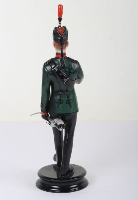 Michael Sutty Porcelain Figure: Kings Royal Rifle Corps Officer c1910 - 3