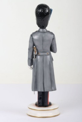 Michael Sutty Porcelain Figure: Irish Guards Officer. - 3