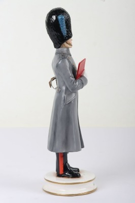 Michael Sutty Porcelain Figure: Irish Guards Officer. - 5
