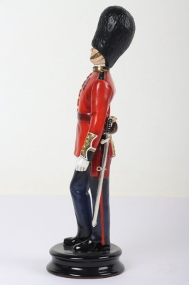 Michael Sutty Porcelain Figure: Coldstream Guards Officer in Full Dress - 2