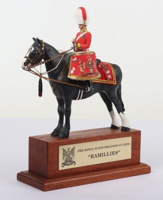 Sentry Box Figure: Royal Scots Dragoon Guards Drum Horse &lsquo;Ramillies&rsquo;.