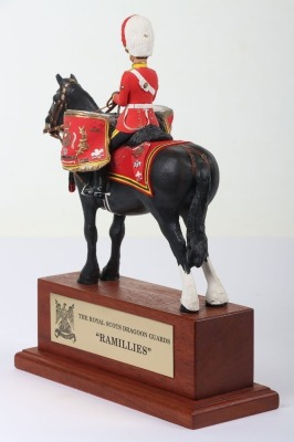 Sentry Box Figure: Royal Scots Dragoon Guards Drum Horse &lsquo;Ramillies&rsquo;. - 3