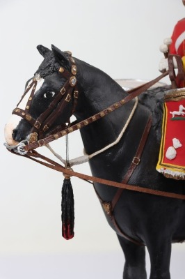 Sentry Box Figure: Royal Scots Dragoon Guards Drum Horse &lsquo;Ramillies&rsquo;. - 7