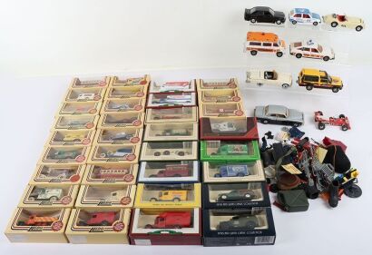 Collection of Modern and Vintage Die Cast Cars and Vehicles.