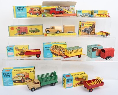 Collection of vintage Corgi Toys Original Boxed Farm Models.