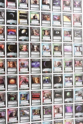 Three Scarce Star Trek Press Sheets for the Customizable Card Game. - 6