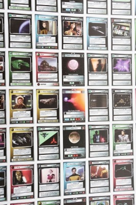 Three Scarce Star Trek Press Sheets for the Customizable Card Game. - 7