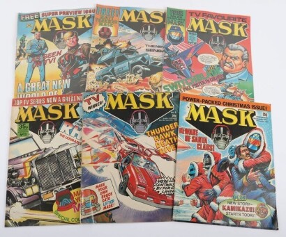 Complete set of Vintage M.a.s.k. Mask Kenner Toys Weekly Comics Magazines UK.