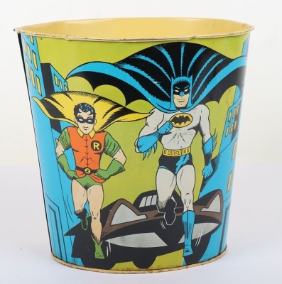 Scarce 1966 Batman and Robin Tin Bin. - 3