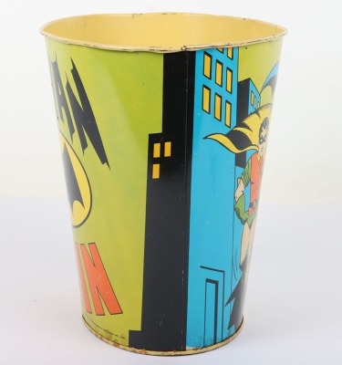 Scarce 1966 Batman and Robin Tin Bin. - 4