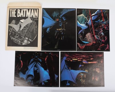 Scarce The Batman Portfolio number One set of four 1981 by Marshall Rogers.