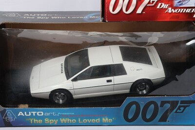 Three 1/18 Scale James Bond 007 Model Cars. - 3