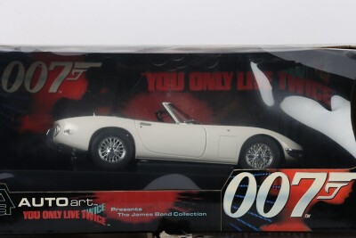 Three 1/18 Scale James Bond 007 Die Cast Model cars. - 2