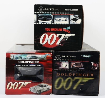 Three 1/18 Scale James Bond 007 Die Cast Model cars. - 6