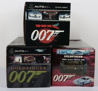 Three 1/18 Scale James Bond 007 Die Cast Model cars. - 7
