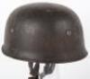 German Luftwaffe Paratroopers Steel Combat Helmet - 5