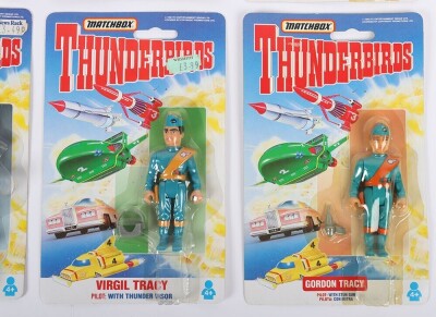 Eight 1993 Thunderbirds Action Figures moc carded Matchbox. - 5