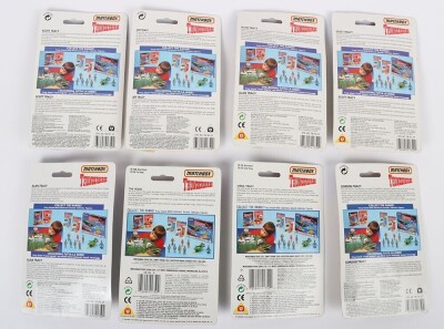 Eight 1993 Thunderbirds Action Figures moc carded Matchbox. - 6