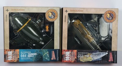 Two Thunderbirds Sci-Fi Revoltech Kaiyodo Models Boxed.