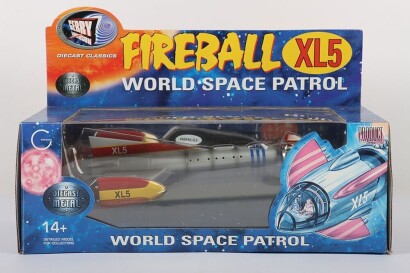 Gerry Anderson Fireball XL5 Product Enterprise Limited Diecast Metal World Space Patrol Model Vehicle.