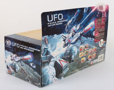 Gerry Anderson UFO S.H.A.D.O. Product Enterprise Limited Diecast Metal Interceptor with UFO Saucer Model Vehicle. - 2