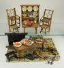Collection of dolls house kitchen furniture and accessories,