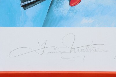 Captain Scarlet &lsquo;7th End Credit&rsquo; by Ron Embleton Print Autographed Print. - 4