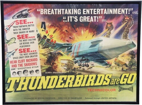 Thunderbirds are Go release Poster British Quad size.