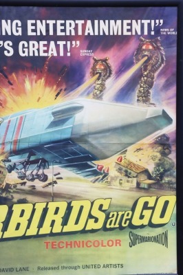 Thunderbirds are Go release Poster British Quad size. - 4