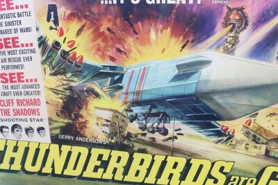 Thunderbirds are Go release Poster British Quad size. - 6