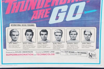 Thunderbirds are Go 1967 release Poster. - 4